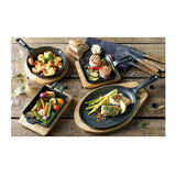 Kchenprofi Oval Serving Pan with Wooden Board
