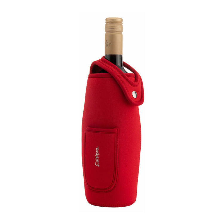 Cuisipro Drink Grip Wine Bottle Holder (Red)