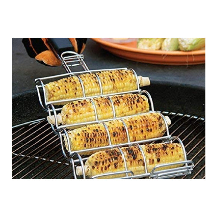 Steven Raichlen Best of Barbecue Stainless Adjustable Corn Grilling Basket