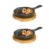 Kchenprofi Serving Pan Round With Wooden Board (2 pack)