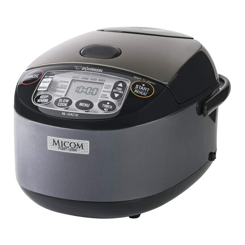 Zojirushi NL-GAC10BM 5.5 Cup Umami Micom Rice Cooker and Warmer Bundle