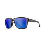 Wiley-X WX Trek Sunglasses (Blue Mirror Lens, Gloss Crystal Gray Frame)