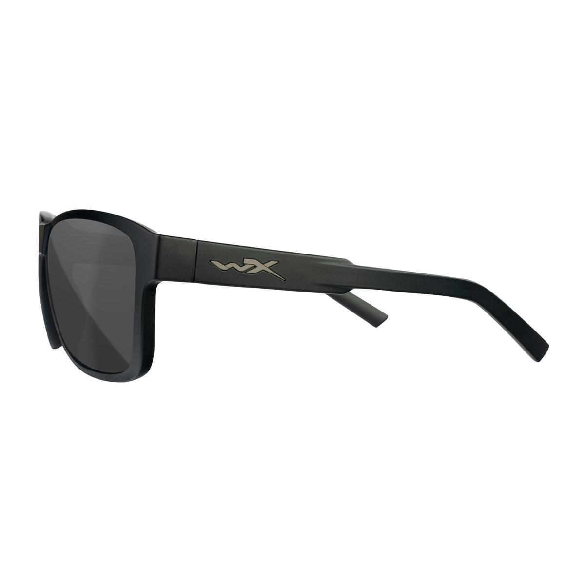 Wiley-X WX Trek Sunglasses (Captivate Polarized Gray Lens, Matte Black Frame)
