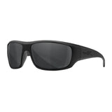 Wiley-X Omega Sunglasses (Captivate Polarized Gray Lens, Matte Black Frame)
