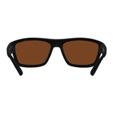 Wiley-X WX Peak Sunglasses (Captivate Polarized Copper Lens, Matte Black Frame)