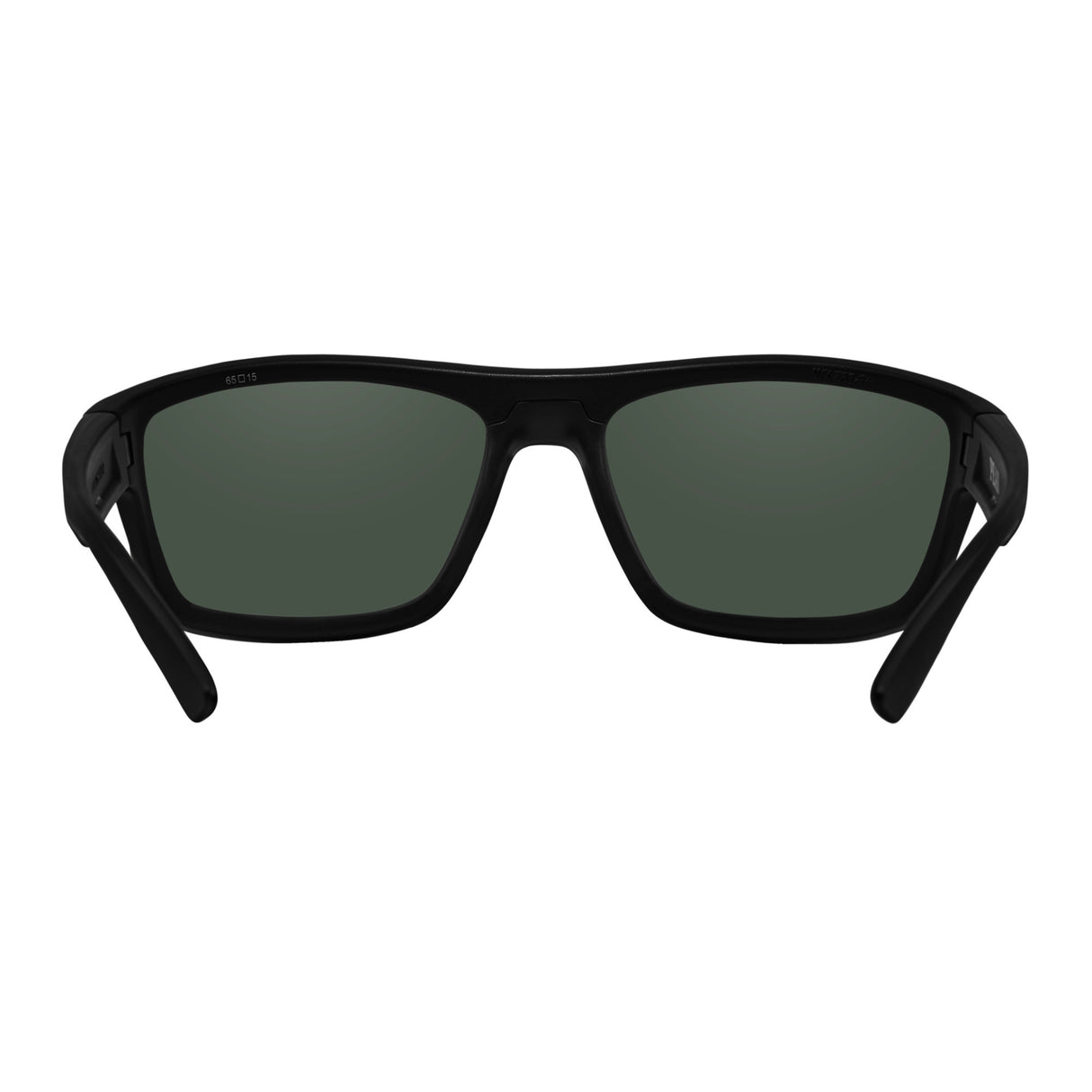 Wiley-X WX Peak Sunglasses (Polarized Blue Mirror Lens, Matte Black Frame)