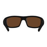Wiley-X WX Omega Sunglasses (Captivate Polarized Green Mirror Lens, Black Frame)