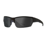Wiley X Changeable WX Saint Sunglasses (Smoke Gray, Clear Lens and Matte Black)