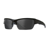 Wiley X Changeable WX Valor Sunglasses (Smoke Gray, Clear Lens and Matte Black)