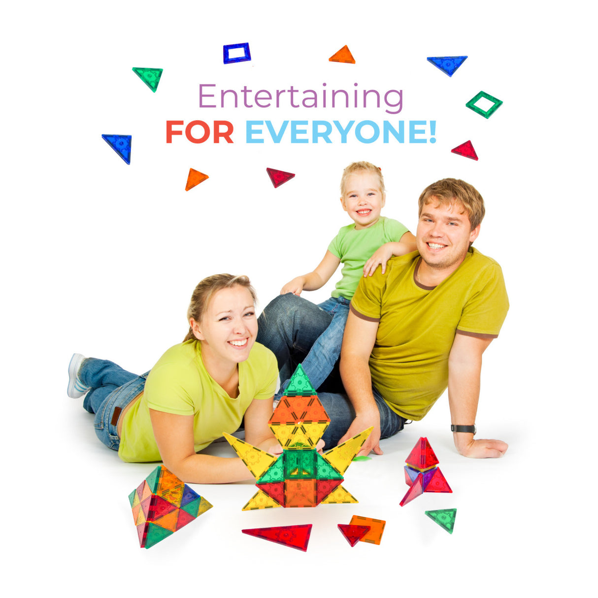 Tytan Magnetic Tiles and Building Blocks Set (60-Piece)