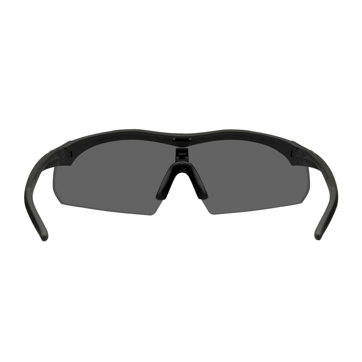 Wiley X Changeable WXVapor Sunglasses (Smoke Gray, Clear Lens)