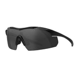 Wiley X Changeable WXVapor Sunglasses (Smoke Gray, Clear Lens)