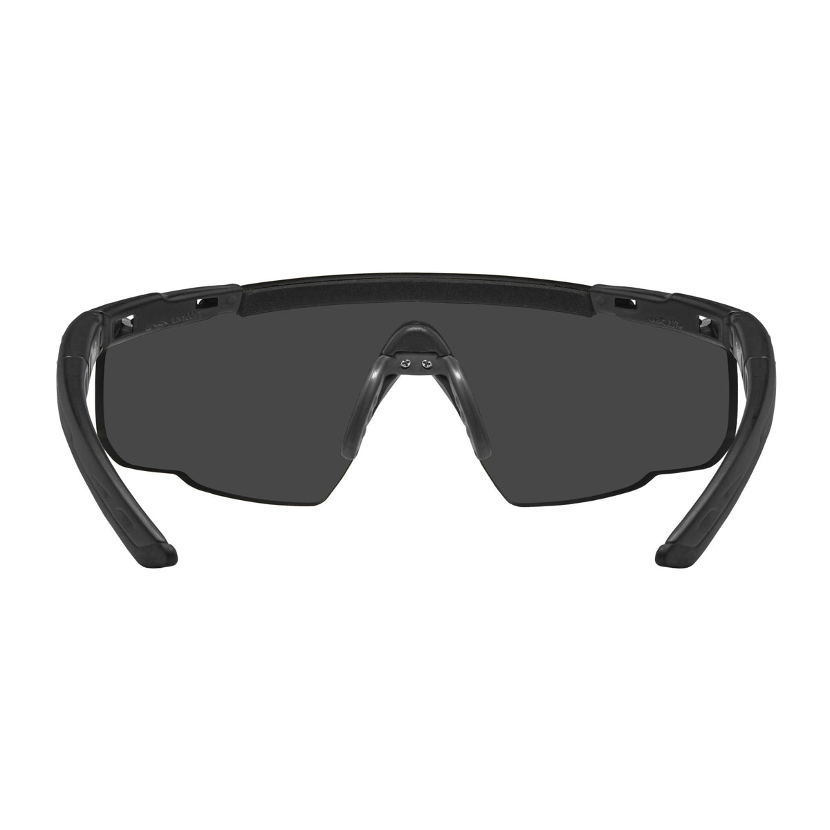 Wiley X Changeable Saber Advanced Sunglasses (Smoke Gray Lens, Matte Black)