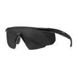 Wiley X Changeable Saber Advanced Sunglasses (Smoke Gray Lens, Matte Black)