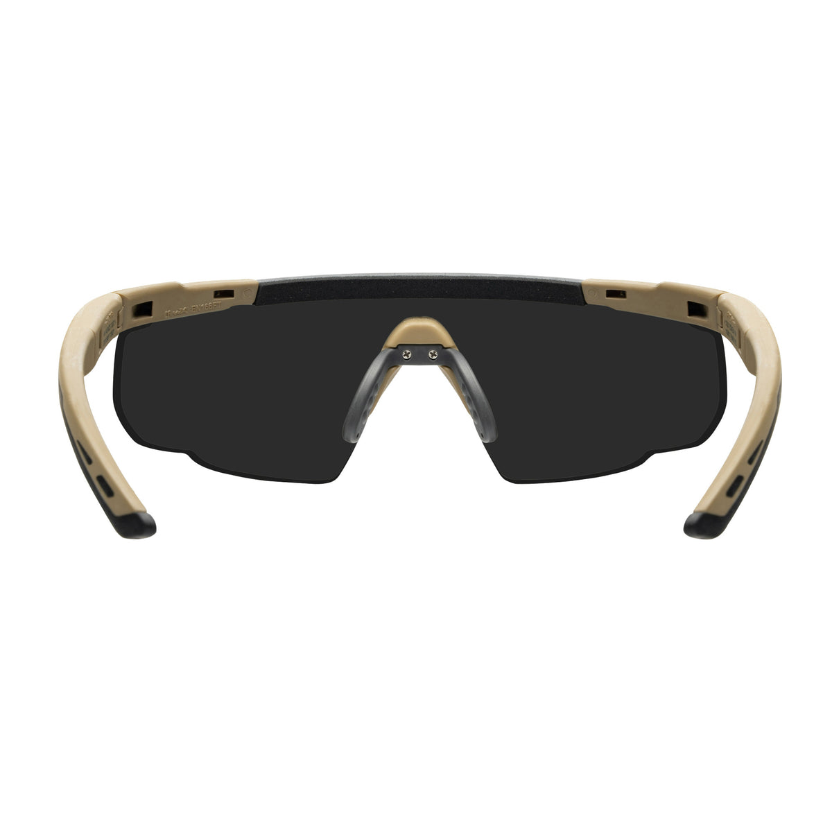 Wiley-X Saber Advanced 3 Lenses Sunglasses (Smoke Gray, Clear, Light Rust Lens)