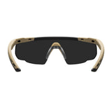 Wiley-X Saber Advanced 3 Lenses Sunglasses (Smoke Gray, Clear, Light Rust Lens)