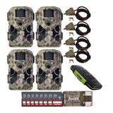 Stealth Cam 2022 G42NG 32MP No Glow Trail Cameras (Kryptek Camouflage) Bundle