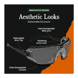 BELOW ZERO Ballistic Protection Glasses (Clear)