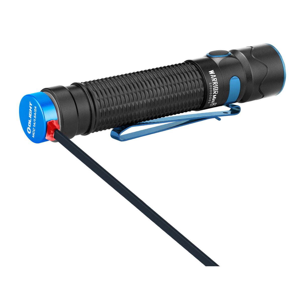 Olight Warrior Mini 2 1750 Lumens Rechargeable Tactical Flashlight (Black)