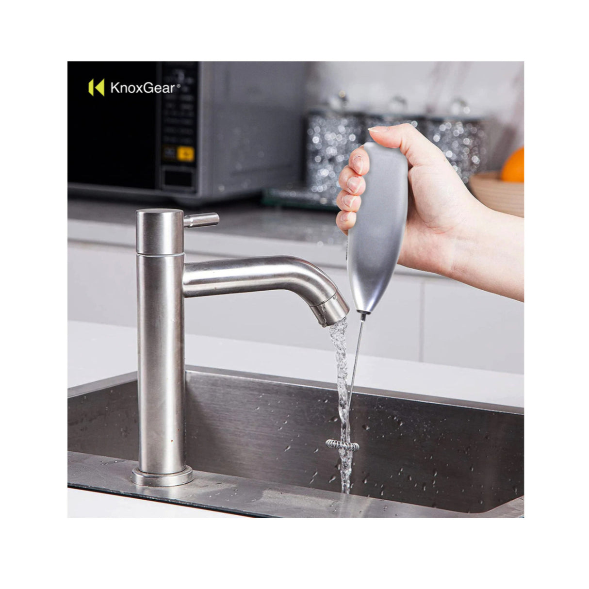 Knox Gear Handheld Milk Frother Foam Maker for Coffee (Set of 2)