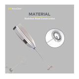 Knox Gear Handheld Milk Frother Foam Maker for Coffee (Set of 2)