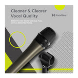 Knox Gear HDM-100 Uni-Directional Dynamic Cardioid Microphone (Clip Included)