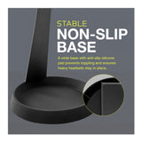 Knox Gear Aluminum Headphone Stand for Desk with Solid Base Mount (Black)