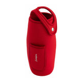 Riedel O Chardonnay/Viognier Wine Tumblers (2-Pack) w/Wine Bottle Holder (Red)