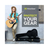 Knox Gear KN-GC02 40-Inch Hard Shell Acoustic Concert Guitar Case