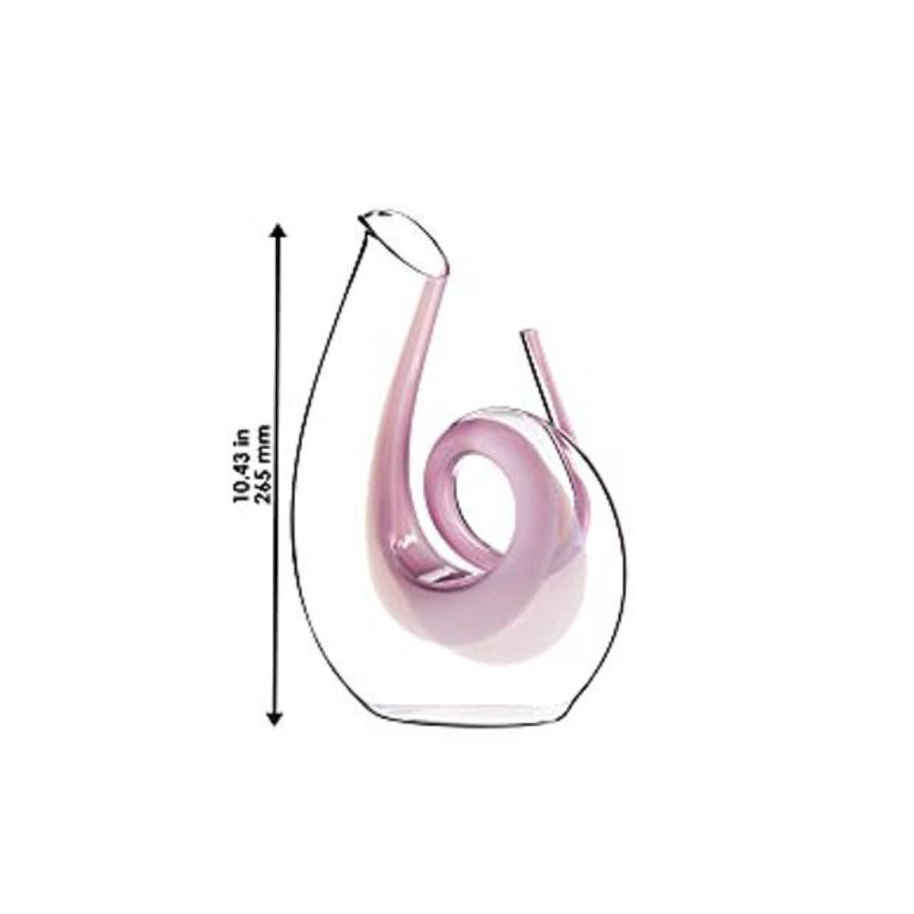 Riedel Curly Decanter (Pink)