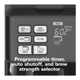 Hamilton Beach 49950C 2-Way Single Serve Coffee Maker with Brew Basket (Black)