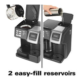 Hamilton Beach 49950C 2-Way Single Serve Coffee Maker with Brew Basket (Black)