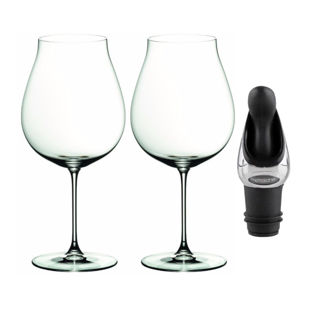 Riedel New World Pinot Noir Wine Glass with Wine Pourer