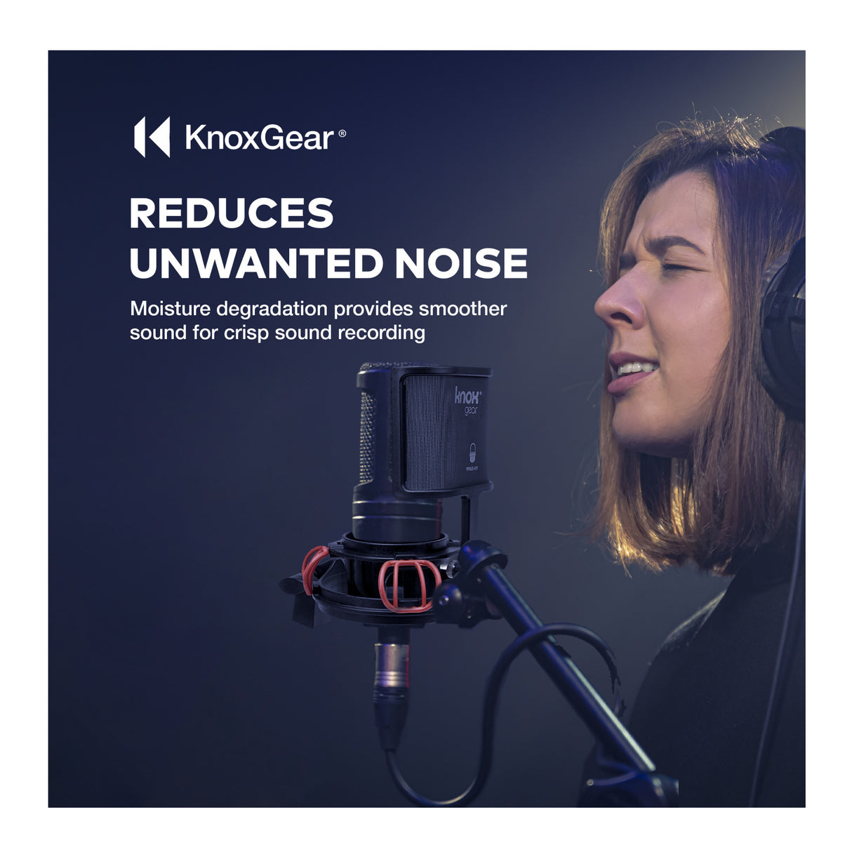 Knox Gear Microphone Shock Mount and Detachable Pop Filter