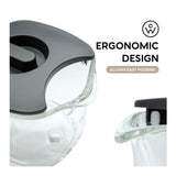 ChefWave Glass Pitcher with Lid for the Milkmade Non-Dairy Milk Maker (Black)