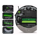 iRobot Roomba Combo J7+ Paired with Google Assistant Robot Vacuum and Mop