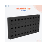 Router Bit Storage Tray - Quality Foam Material for 50 Bits