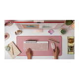 Logitech K585 Slim Multi-Device Wireless, Compact and Quiet Keyboard (Rose)