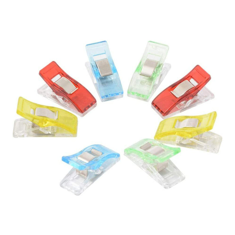 GDMINLO Multipurpose Sewing Clips for Quilting and Crafts with Tin Box(100-Pack)