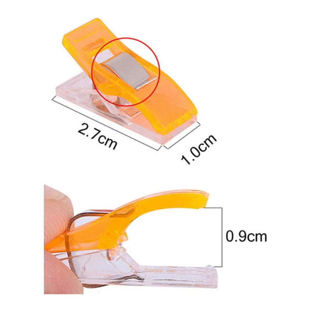 GDMINLO Multipurpose Sewing Clips for Quilting and Crafts with Tin Box(100-Pack)