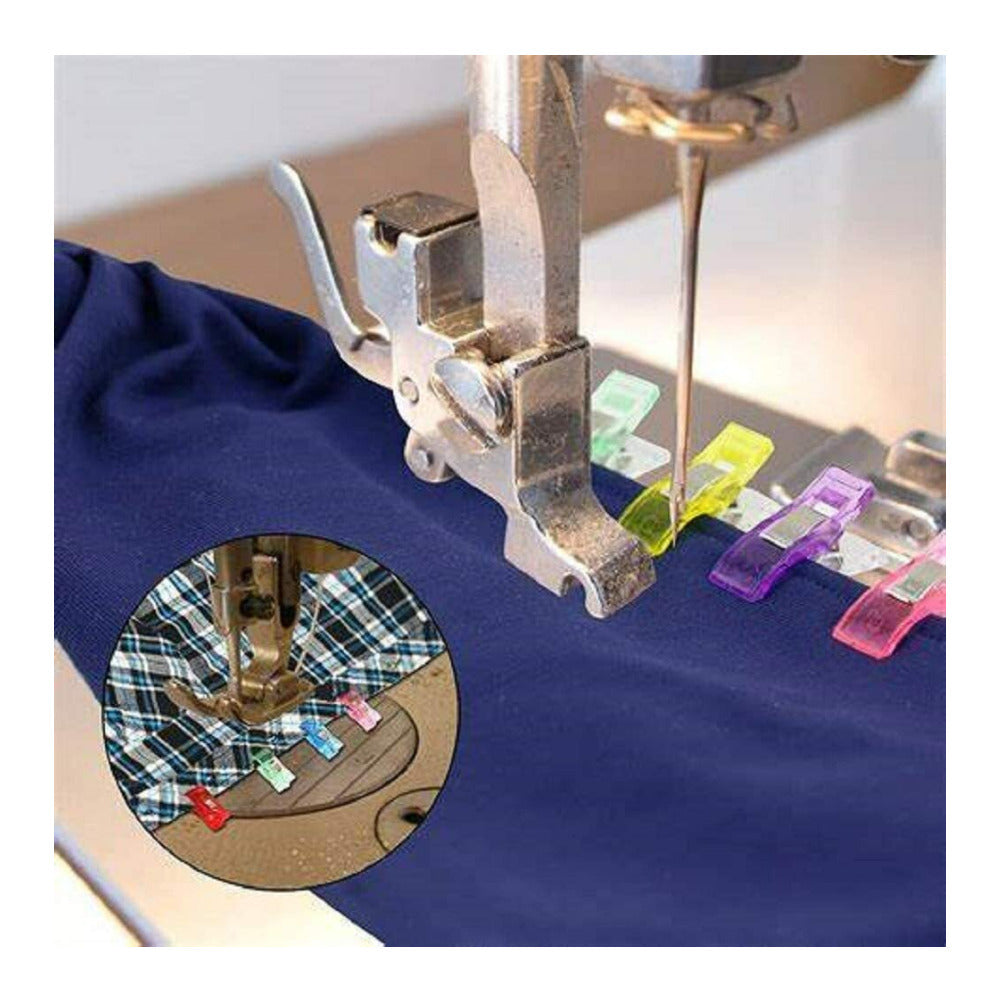 GDMINLO Multipurpose Sewing Clips for Quilting and Crafts with Tin Box(100-Pack)