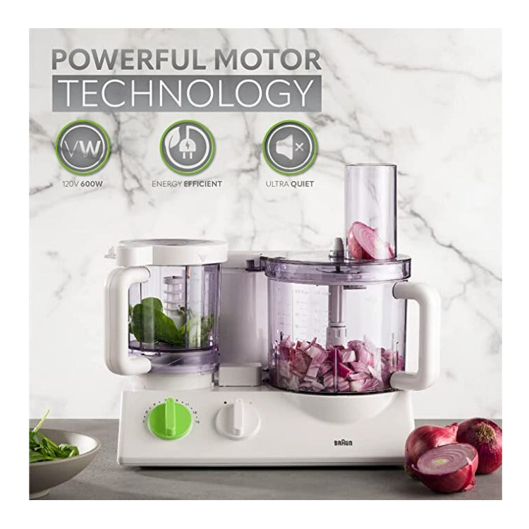 Souvia Braun 12-In-1 Multi-Functional Food Processor and Kitchen System (White)