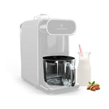 ChefWave Glass Pitcher with Lid for the Milkmade Non-Dairy Milk Maker (Black)