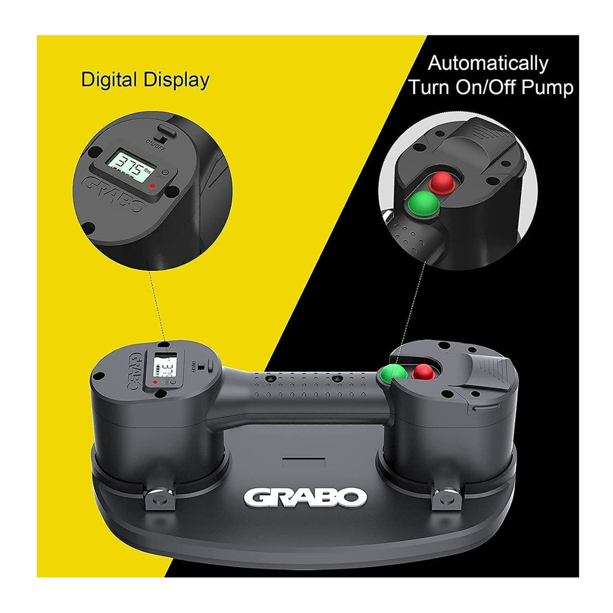 GRABO Pro-Lifter Heavy Lift, Versatile, and Tested Electric Suction Cup