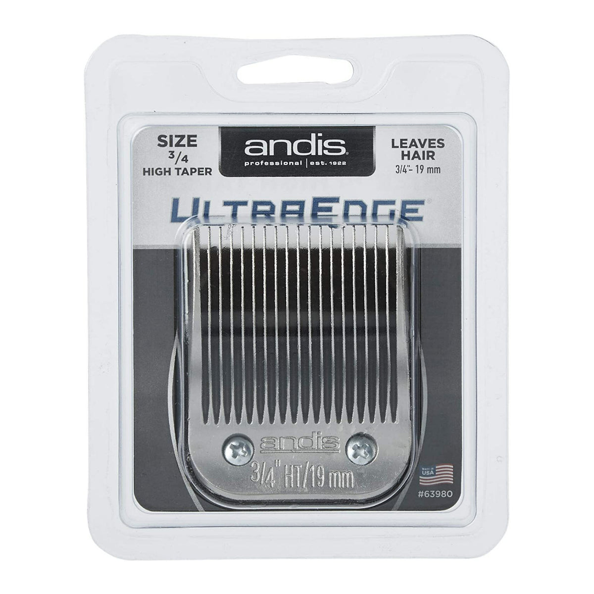 Andis UltraEdge 3/4 Inch HT Detachable Clipper Blade for 3/4-Inch Cut Length