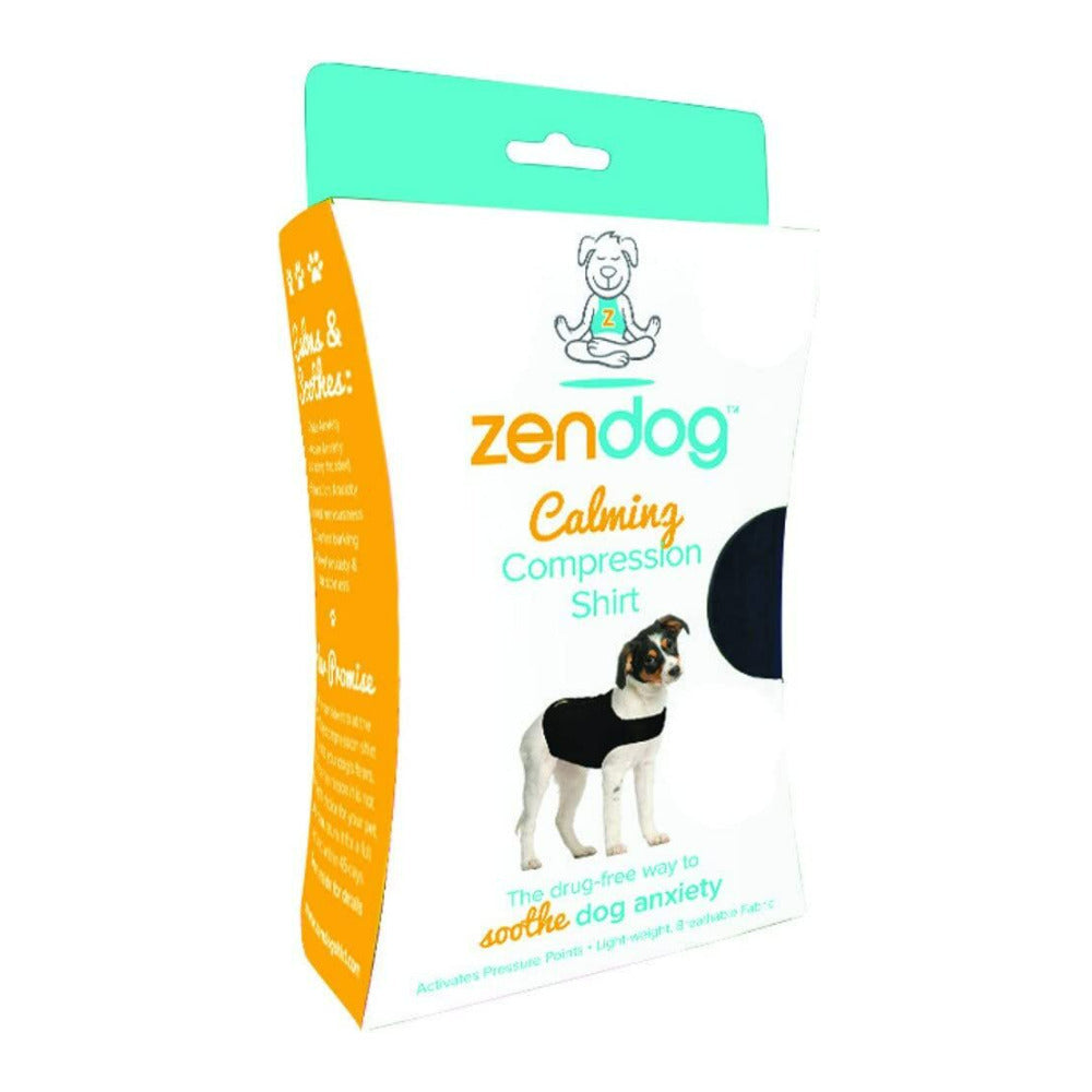 ZenPet ZenDog Anxiety Dog Vest Lightweight Calming Compression Shirt (Small)
