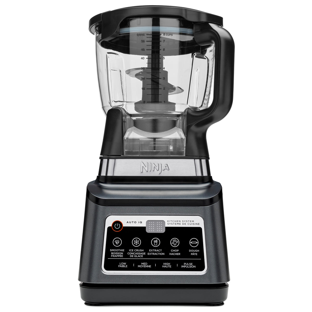 Ninja Professional Plus Kitchen System with Auto IQ 1400 Wp 5 Smoothies Function, Chopping and Dough