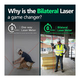 Magpie VH-80 262 Feet Range and 3 in 1 Measurements Laser Measurement Tool