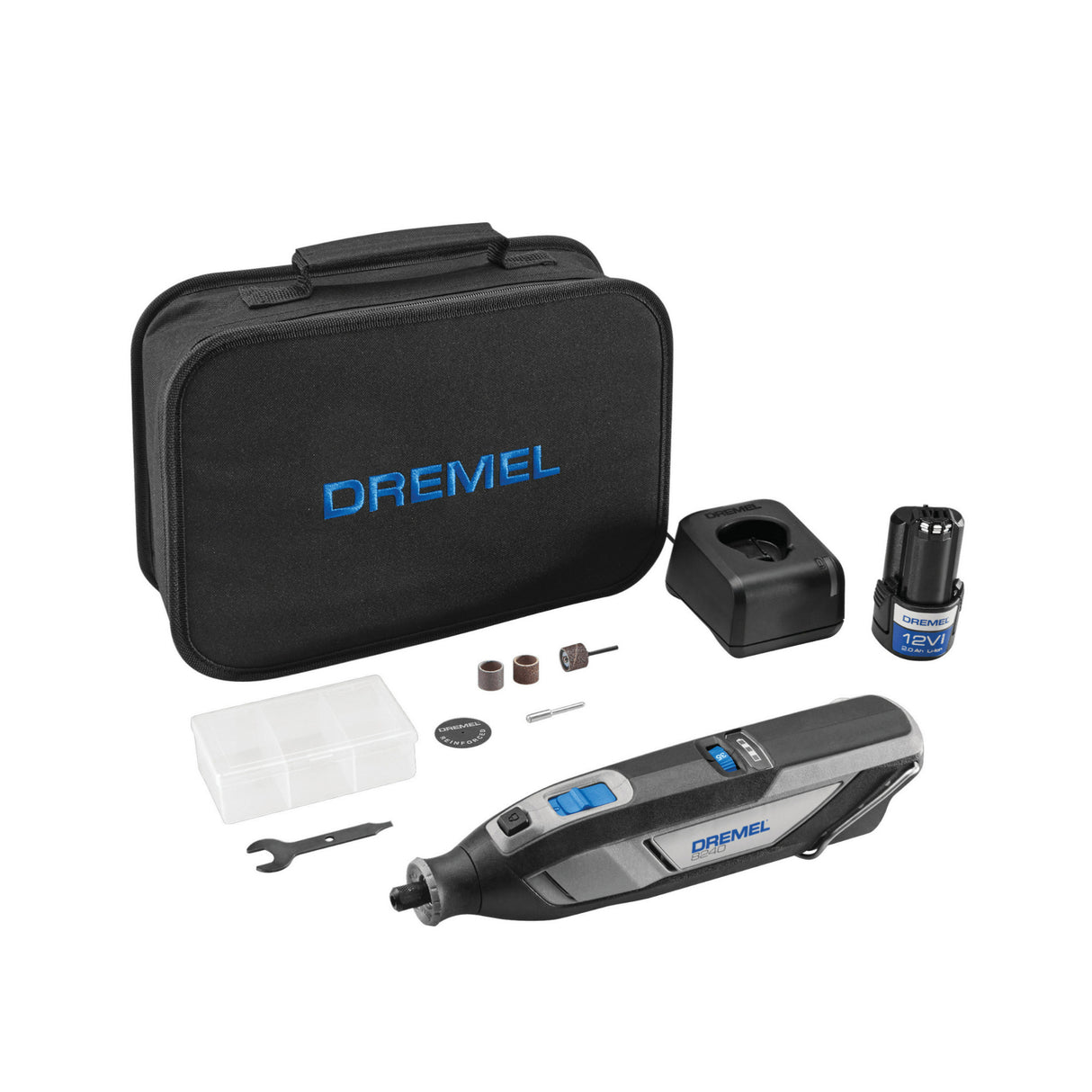 Dremel 8240 12V Superior Control and Quiet Operation Cordless Rotary Tool Kit