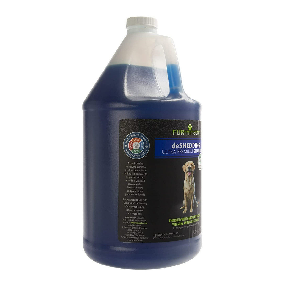 Furminator Ultra-Premium Omega Three and Six Fatty Acids Deshedding Shampoo